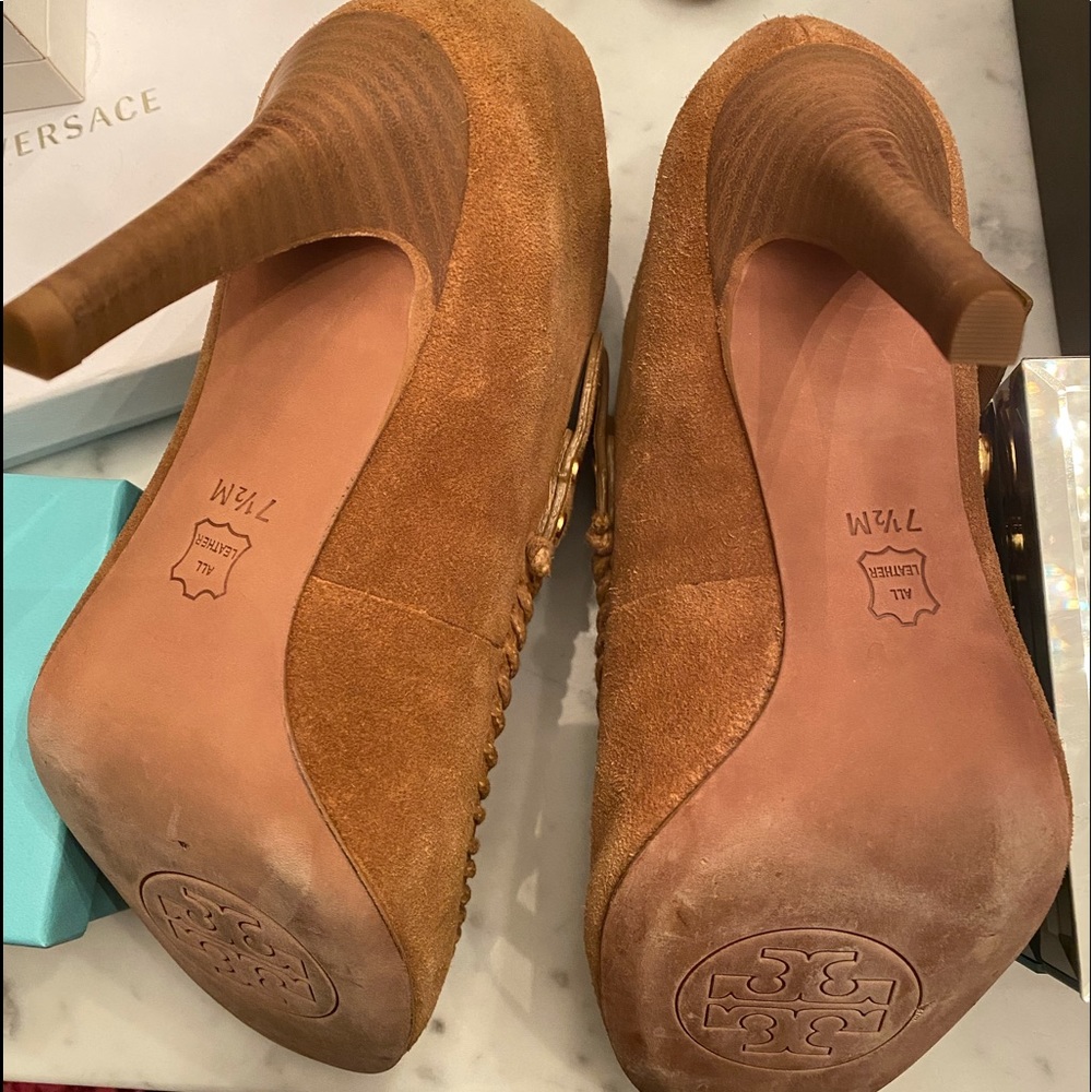 Tory Birch moccasin booties size 7.5 - Picture 4 of 4